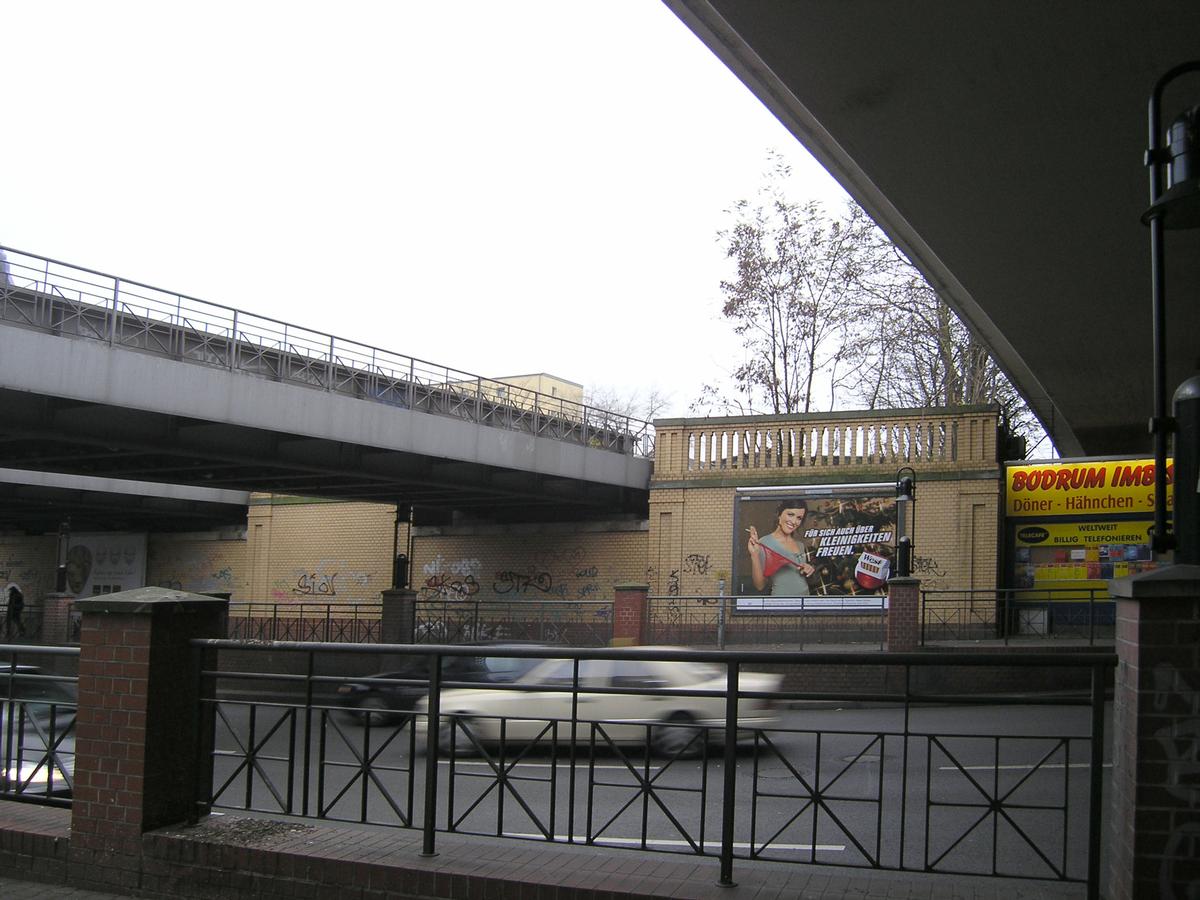 S-Bahn Bridge across the Albrechtsstrasse at Berlin-Steglitz 