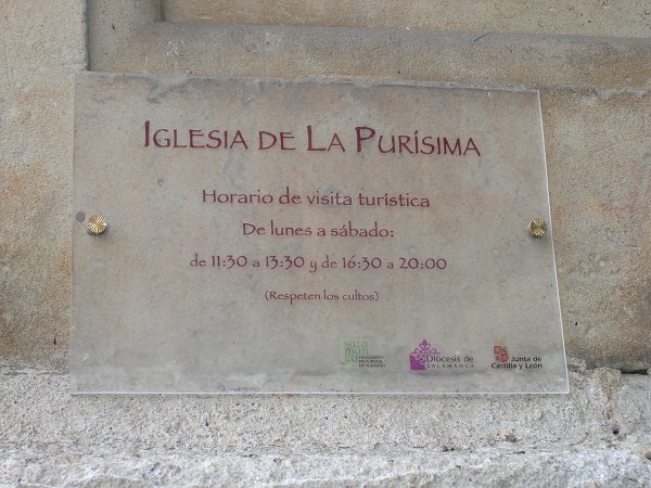 Iglesia de la Purisima, Salamanca 