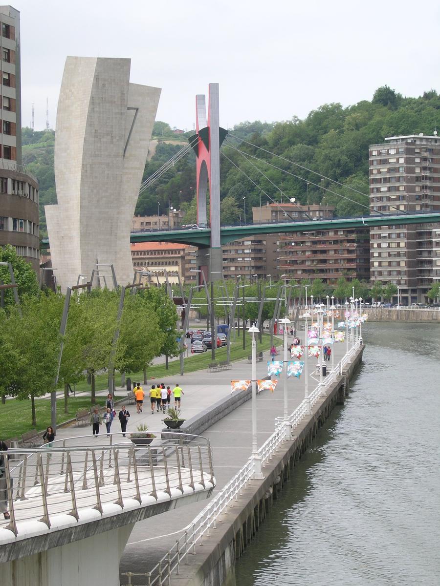 Puente de los Príncipes de España, Bilbao, Spanien 