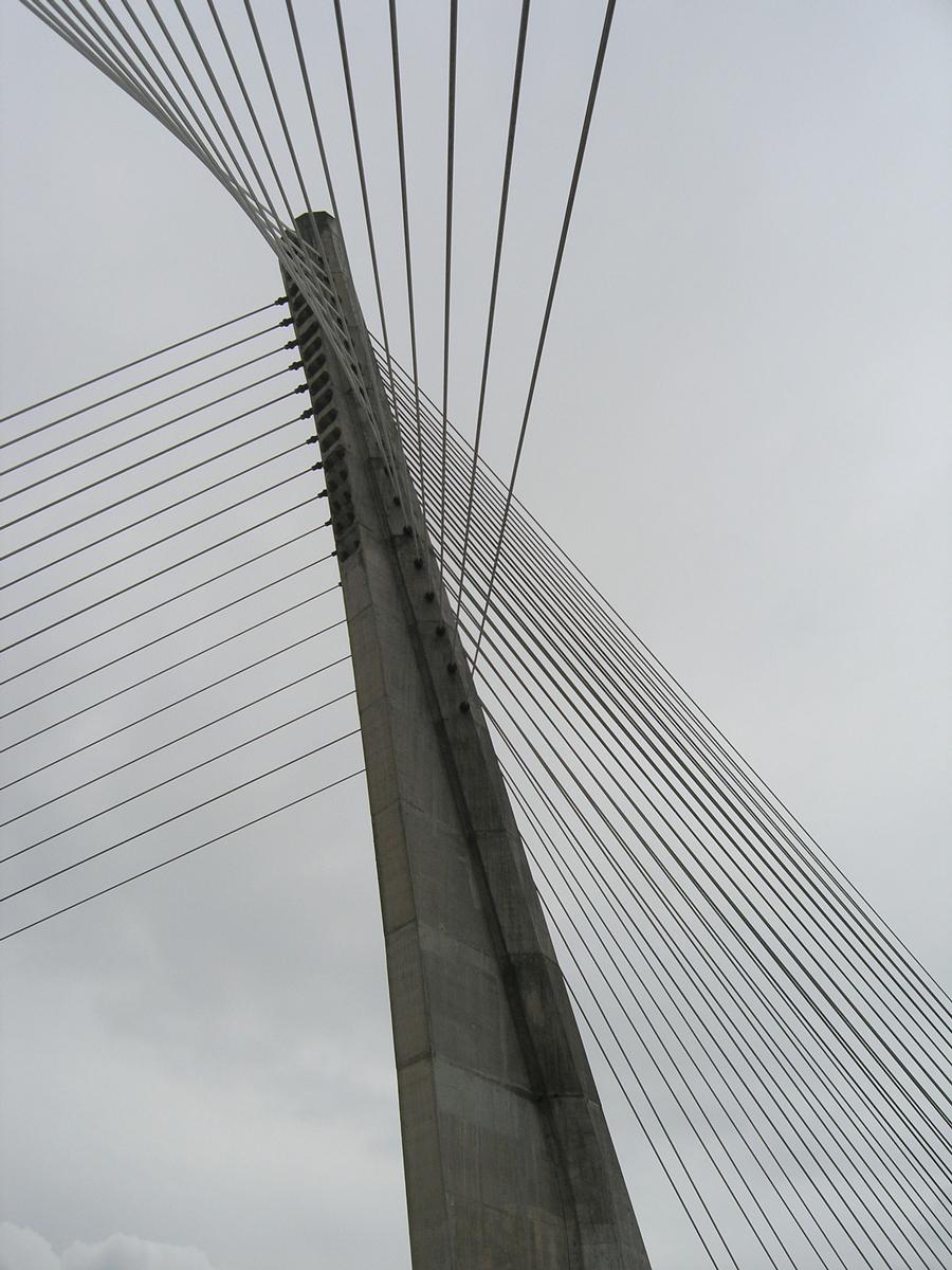 Ponte dos Tirantes, Pontevedra, Spanien 