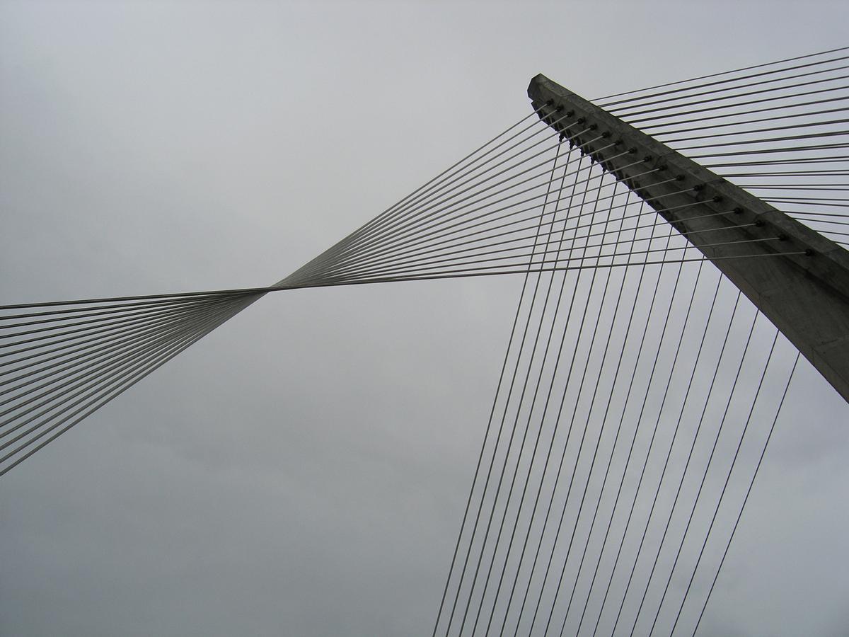 Ponte dos Tirantes, Pontevedra, Spanien 