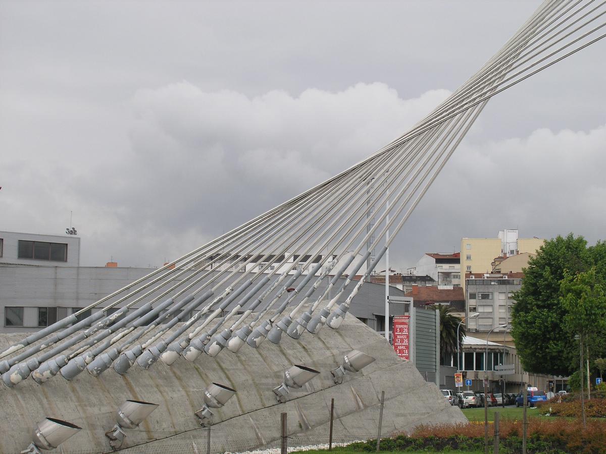 Ponte dos Tirantes, Pontevedra, Spanien 