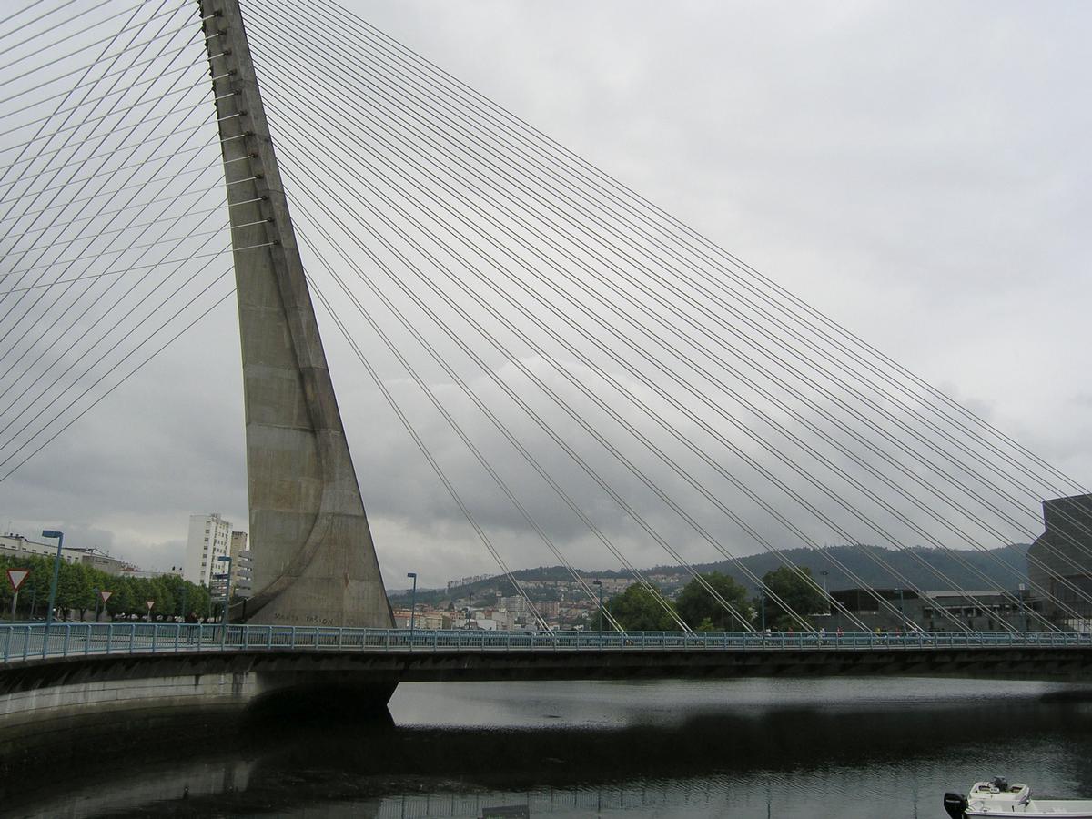 Ponte dos Tirantes, Pontevedra, Spanien 