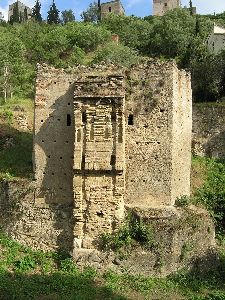 Überreste der Puente del Cadí, Granada 