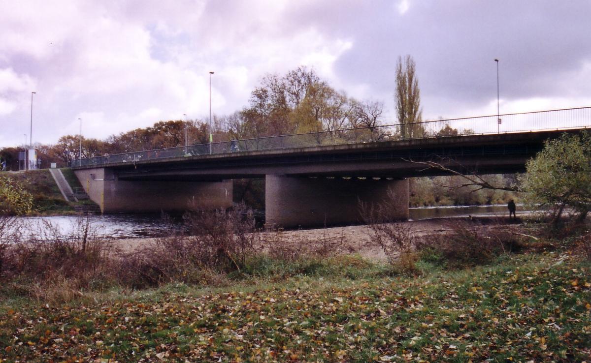 Pont sur la Mulde (B 185) à Dessau 