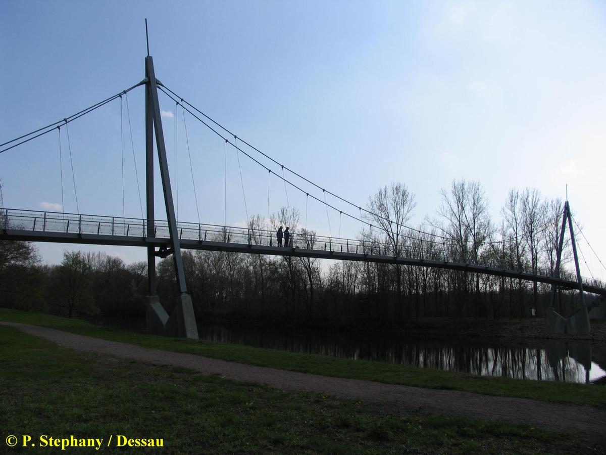 Gröna Suspension bridge; Saxony-Anhalt 