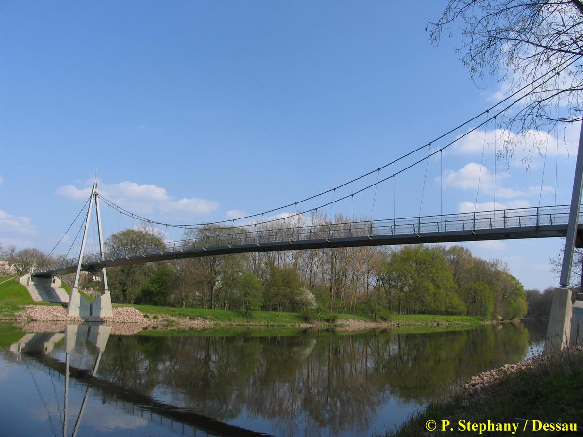 Gröna Suspension bridge; Saxony-Anhalt 