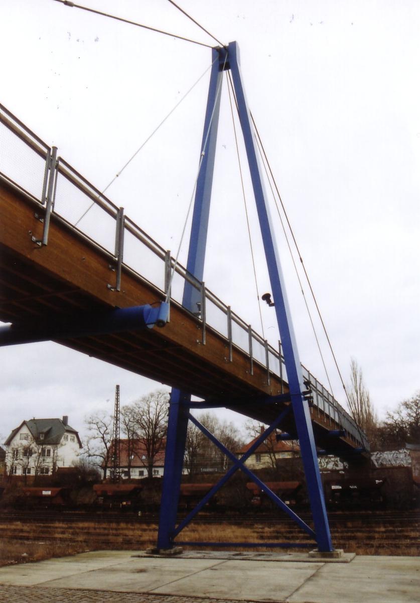 Wolfen cable-stayed bridge, Saxony-Anhalt 