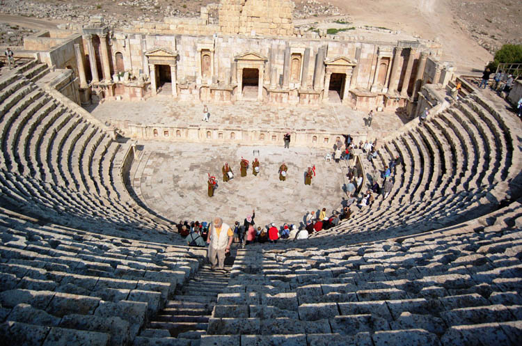 Théâtre romain, Jerash 