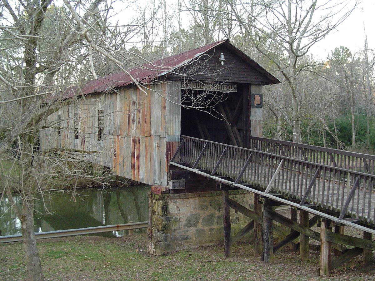 Kymulga Mill Covered BridgeChildersburg, Alabama USA 