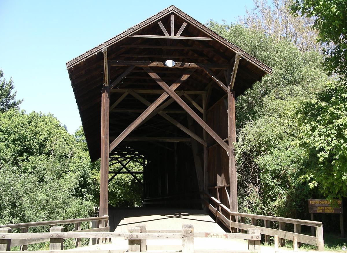 Felton Covered Bridge, Felton, California 