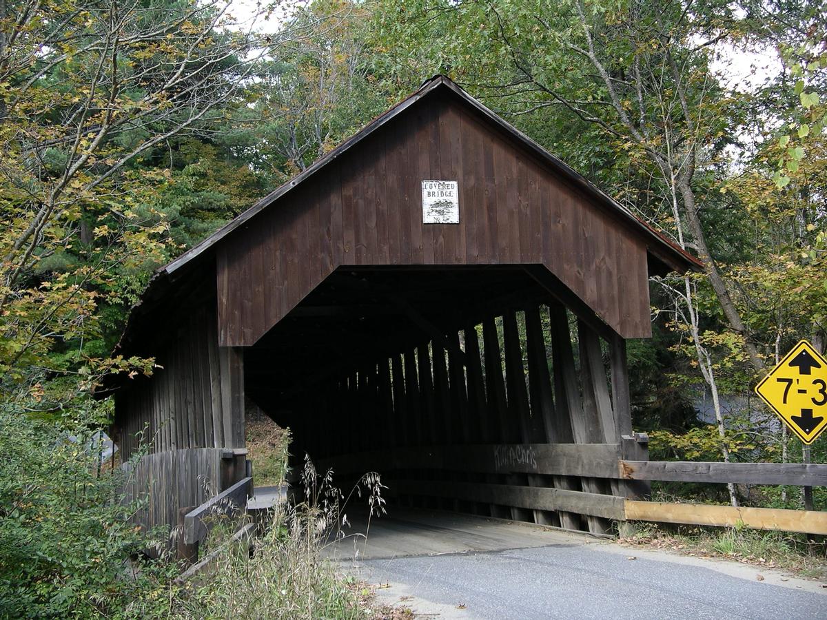 Dingleton Hill Covered Bridge, Cornish, New Hampshire 