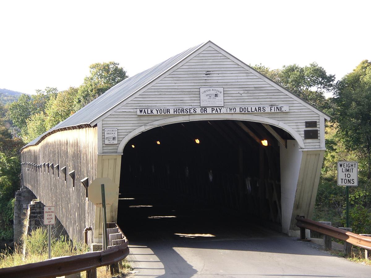 Cornish-Windsor Covered Bridge, Cornish (New Hampshire) & Windsor (Vermont) 