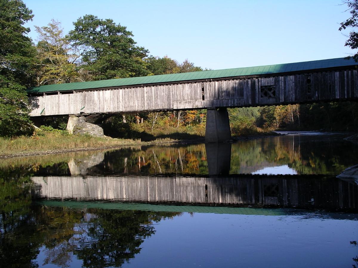 Scott Covered Bridge, Townshend Village, Vermont 