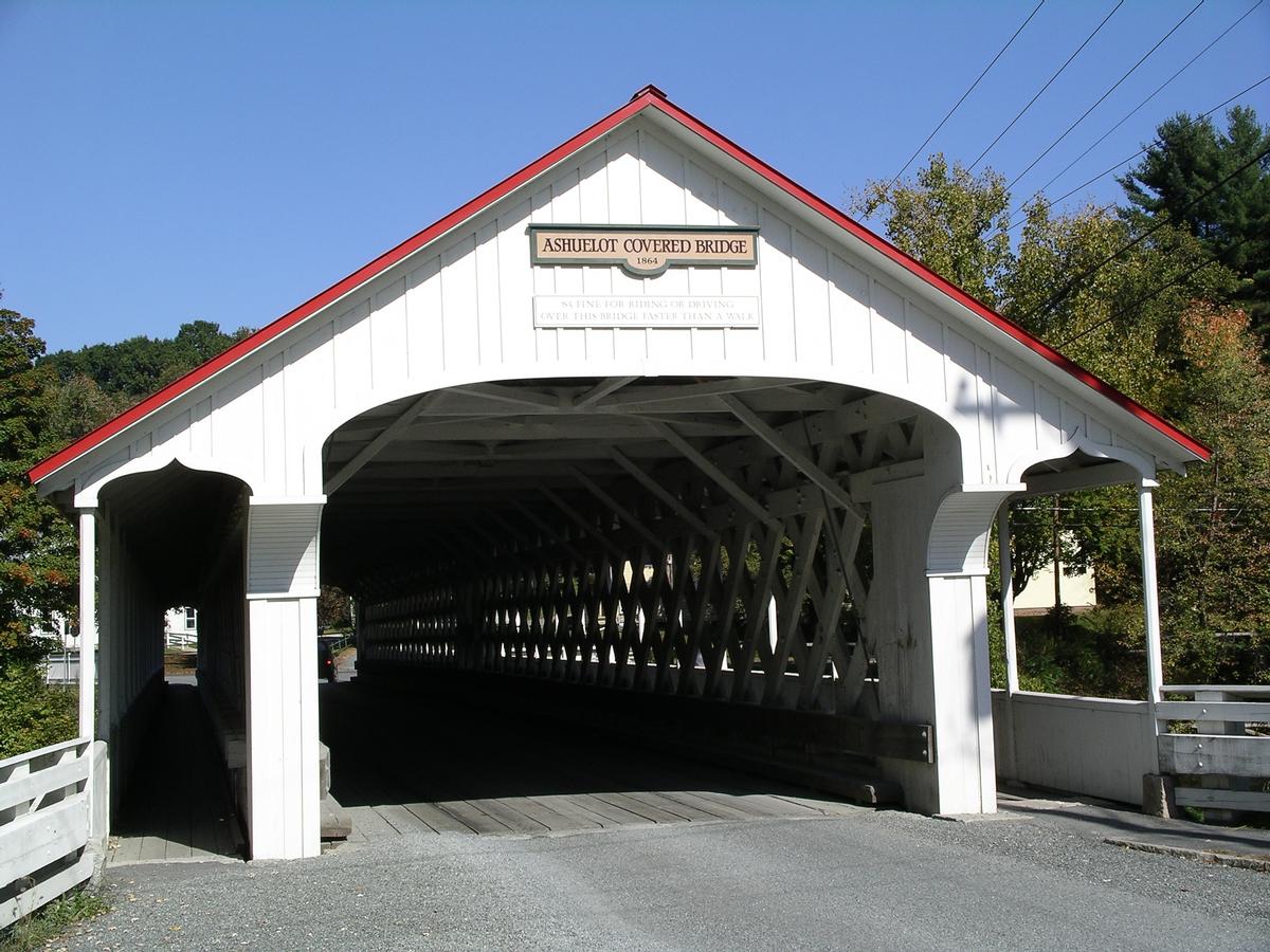 Ashuelot Covered Bridge, Winchester, New Hampshire, USA 