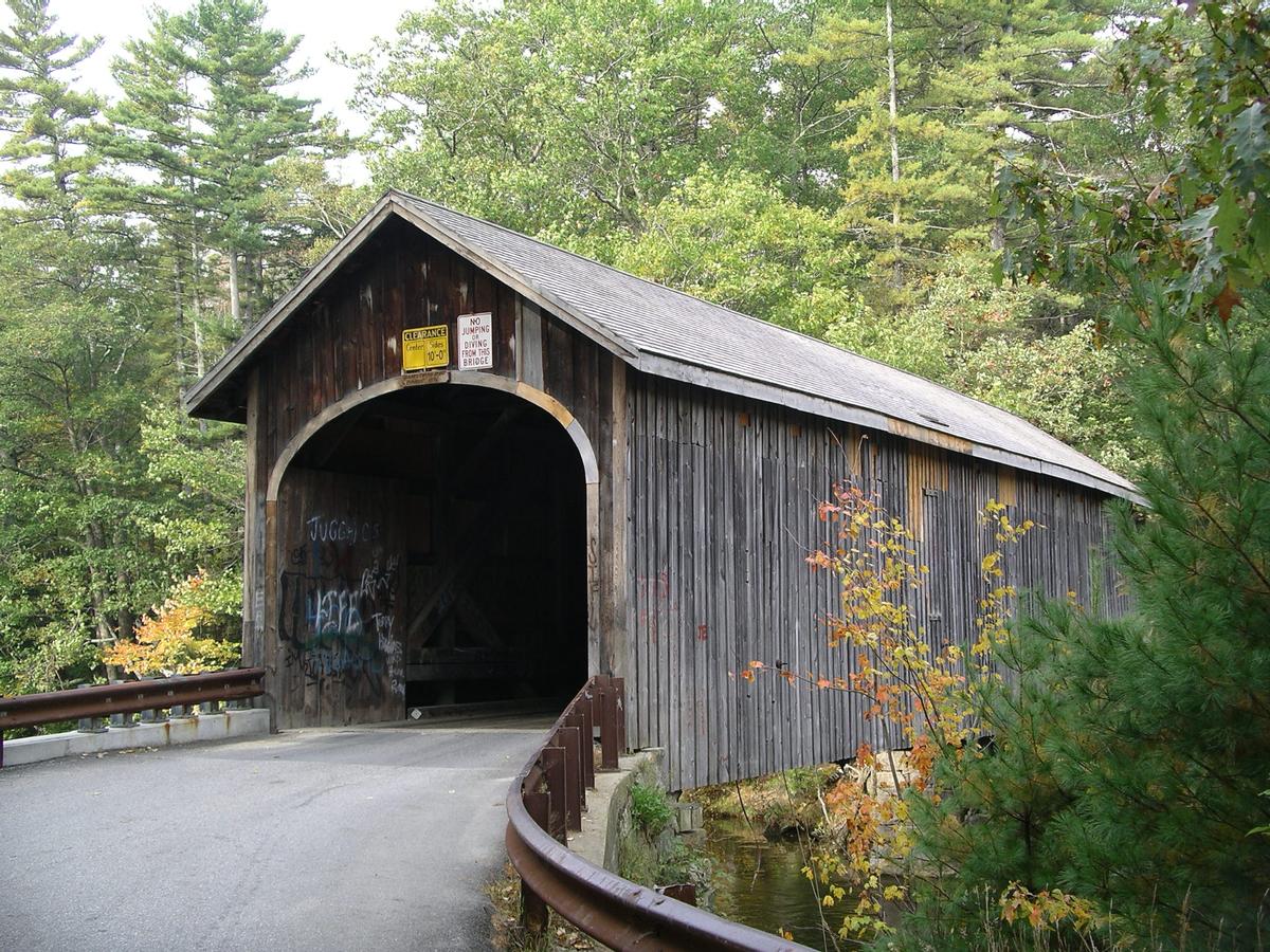 Babbs Covered Bridge, South Windham, Maine 