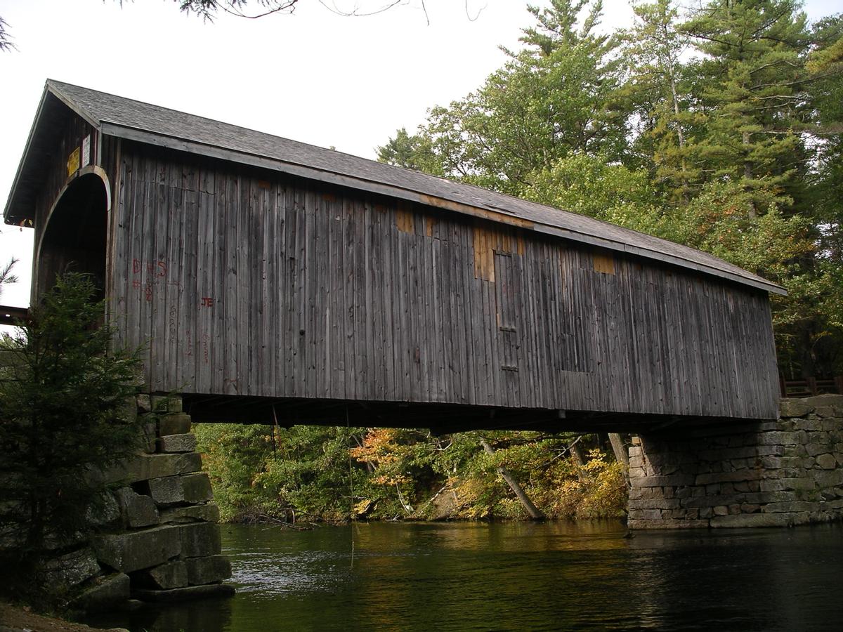 Babbs Covered Bridge, South Windham, Maine 