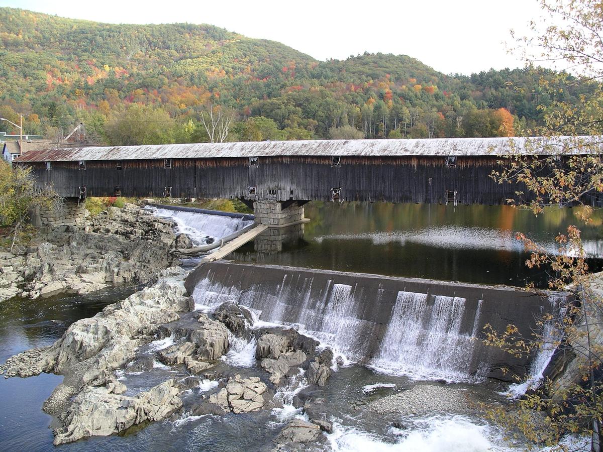 Bath-Haverhill Covered Bridge, Haverhill, New Hampshire, USA 