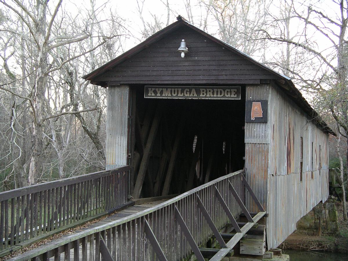 Kymulga Mill Covered BridgeChildersburg, Alabama USA 