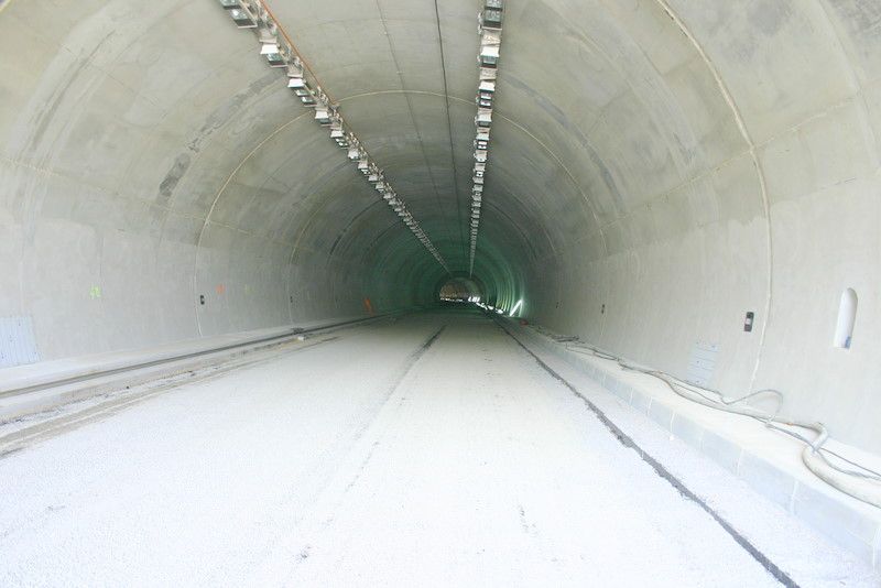 le tunnel presque terminé 