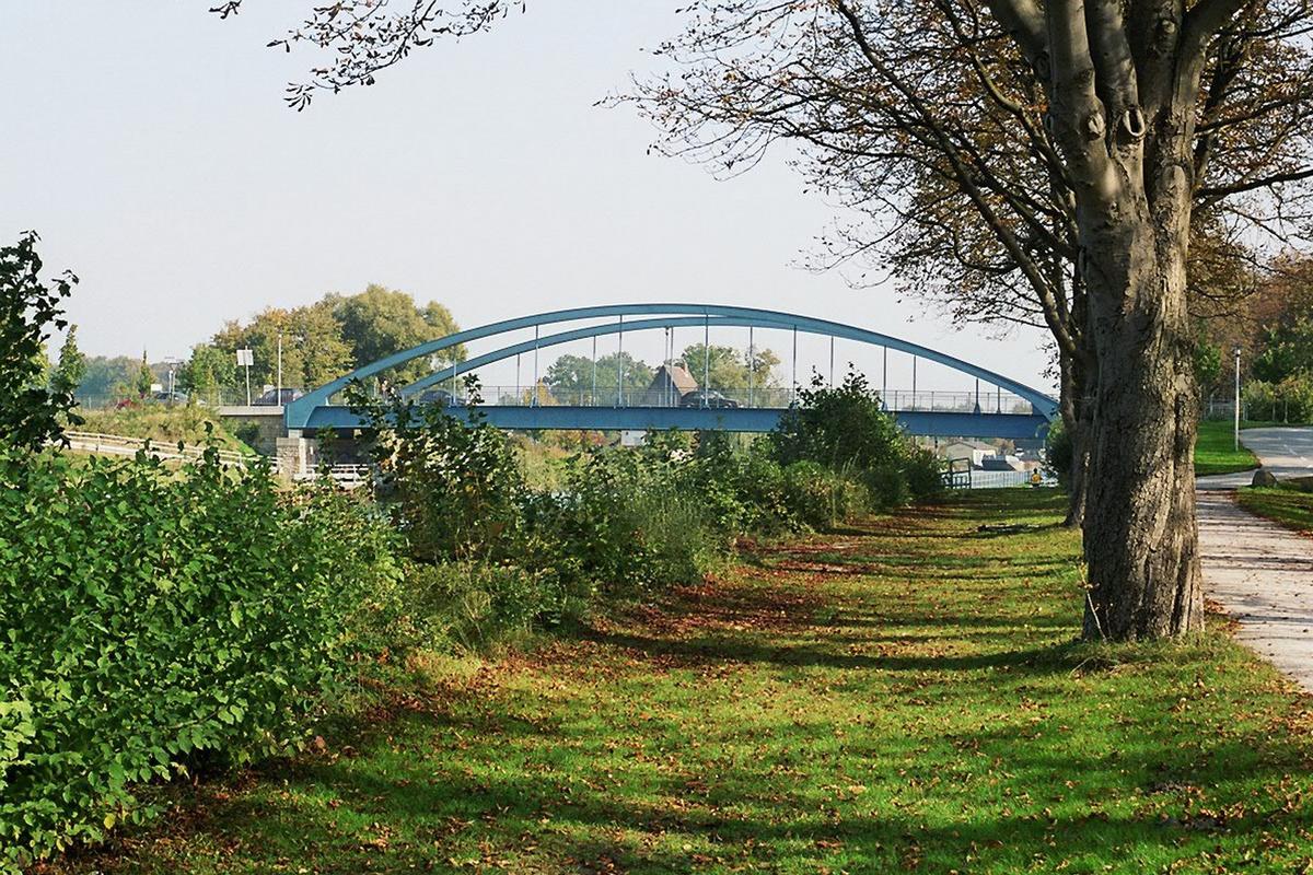 Brücke Fahrstraße in Hamm in Westfalen 