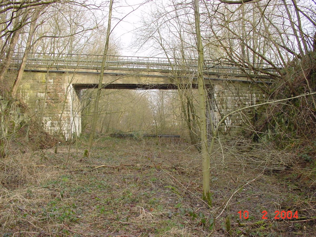 Brücke «Am Overbeck» in Albringhausen, Wetter, Ennepe-Ruhr-Kreis, NRW – Ansicht von Norden 