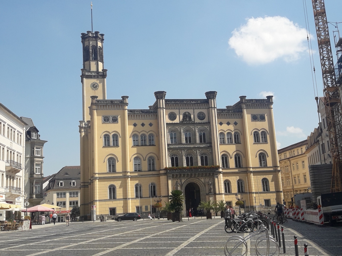 Rathaus Zittau Ansicht von Westen