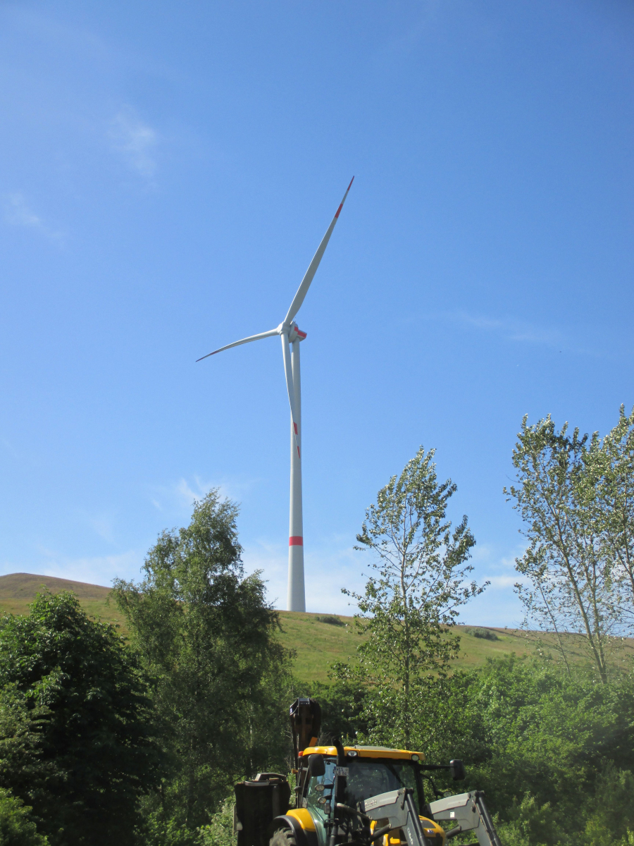 Éolienne sur la Mottbruchhalde 