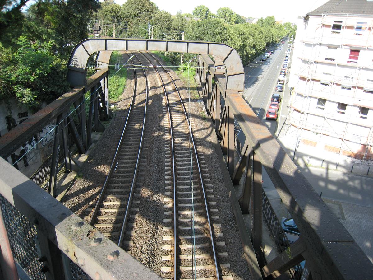 Pont ferroviaire sur la rue Oestermärsch à Dortmund 
