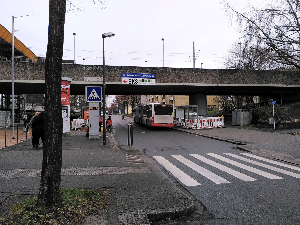 Stadtbahnbrücke Glewitzstraße Ansicht von Osten