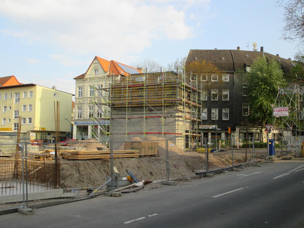 Baustelle von der Alfred-Trappen-Str. (von Westen) 