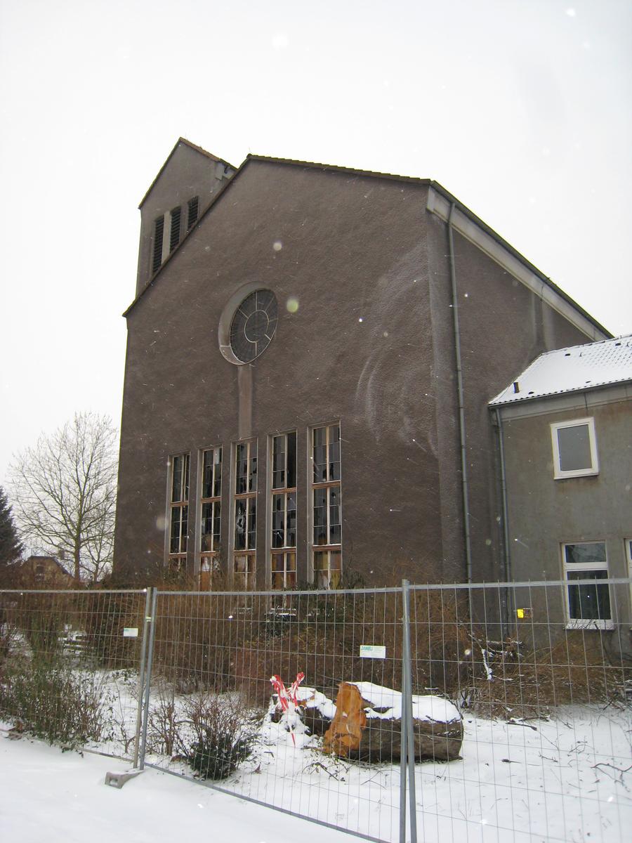 Ev. Adventkirche, Ansicht von Nordosten 
