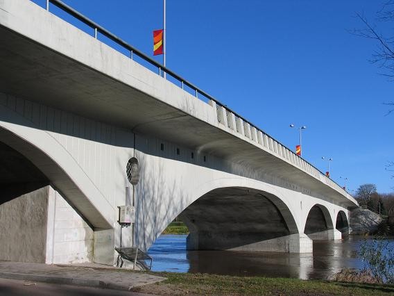 Bridge over the Lielupe at Jelgava 
