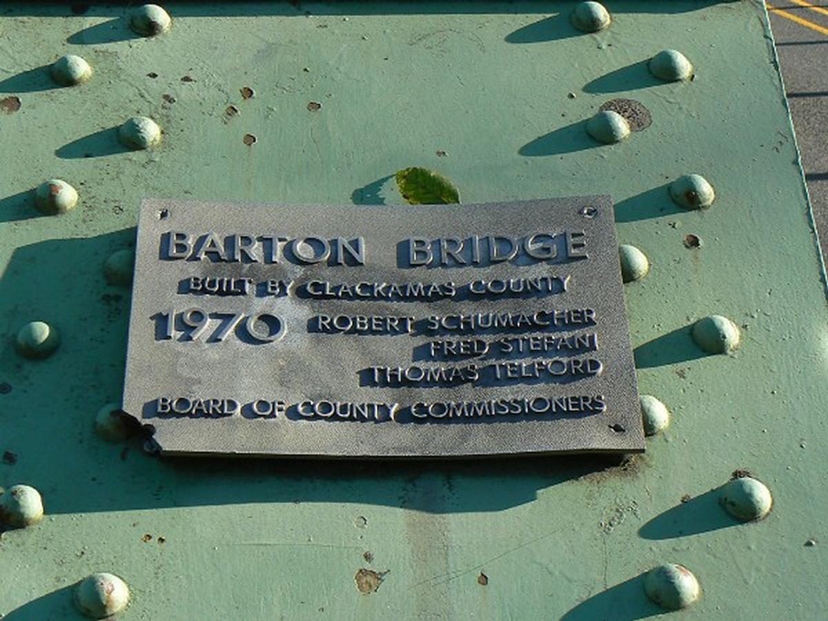 Barton Bridge Plaque 