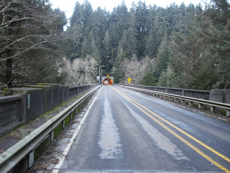 Cape Creek Bridge & Tunnel, Highway 101 