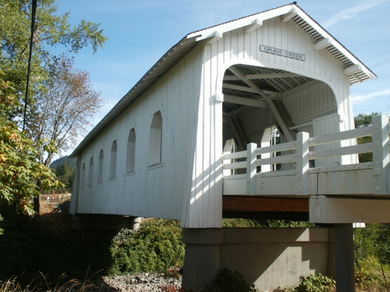 Grave Creek Covered Bridge 