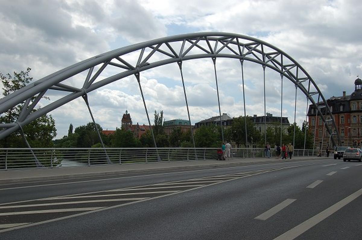 Luitpoldbrücke, Bamberg, Oberfranken, Bayern, Deutschland 