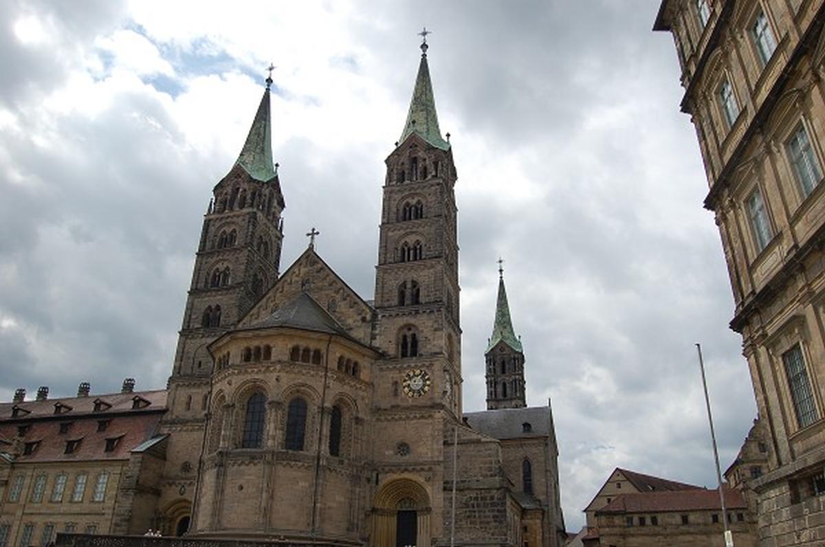 Bamberger Dom, Bamberg, Oberfranken, Bayern, Deutschland 