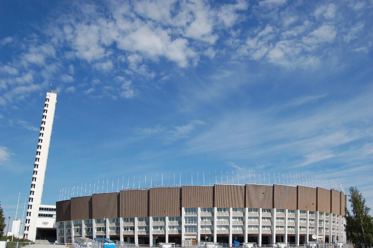 Stade olympique à Helsinki 