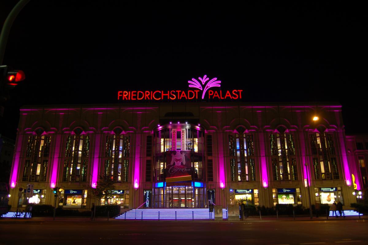 Friedrichstadtpalast pendant le festival des lumières 