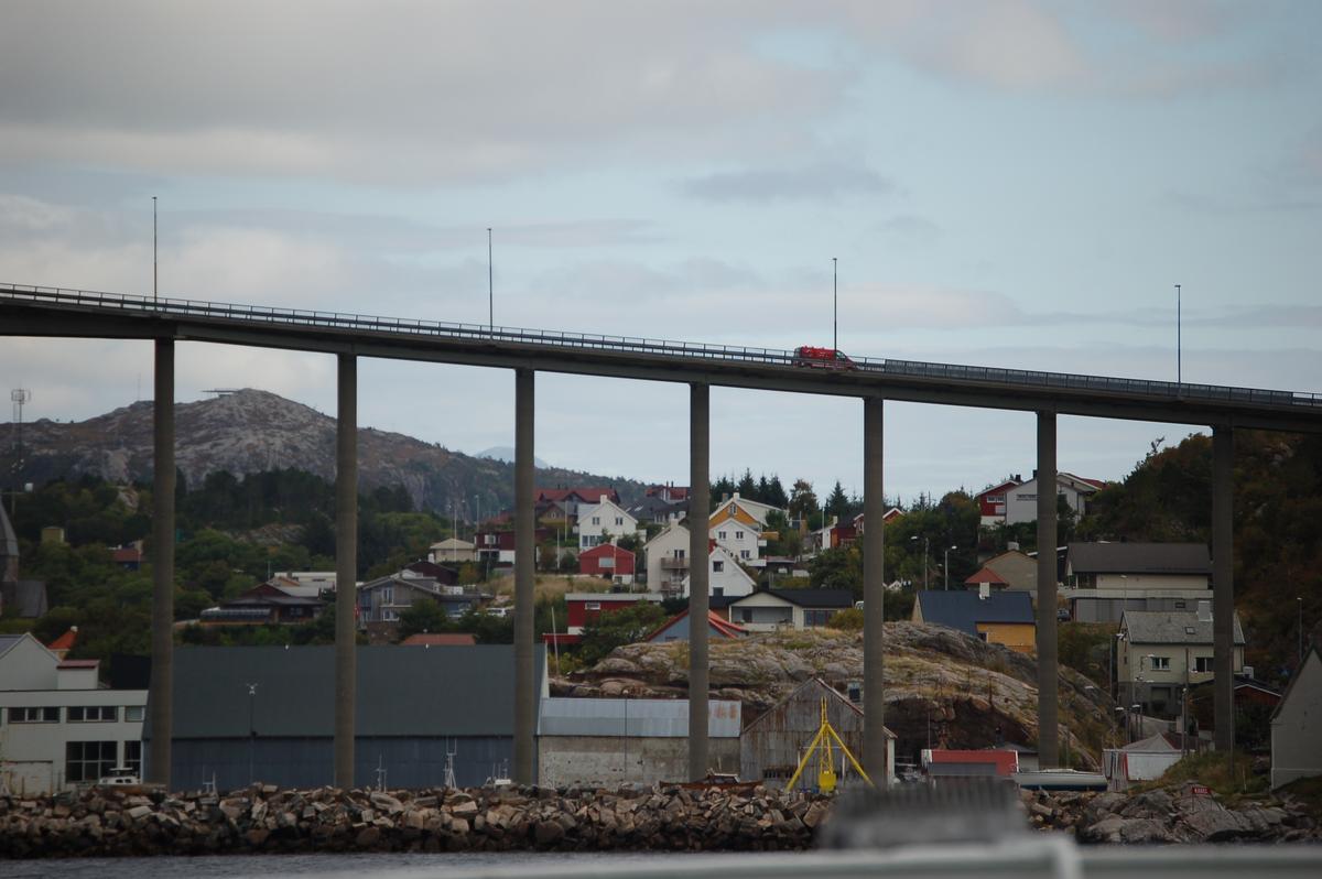 Sørsund-Brücke, Kristiansund, Møre og Romsdal, Norwegen 