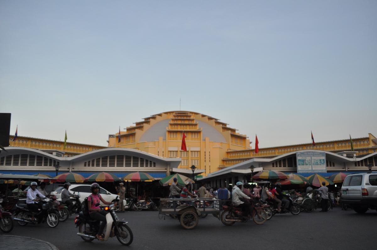 Marché central de Phnom Penh 