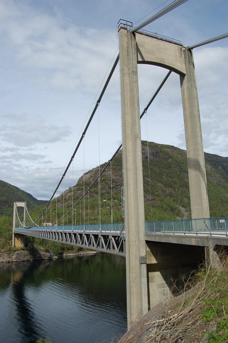 Erfjord Brücke, Erfjord, Rogaland, Norwegen 