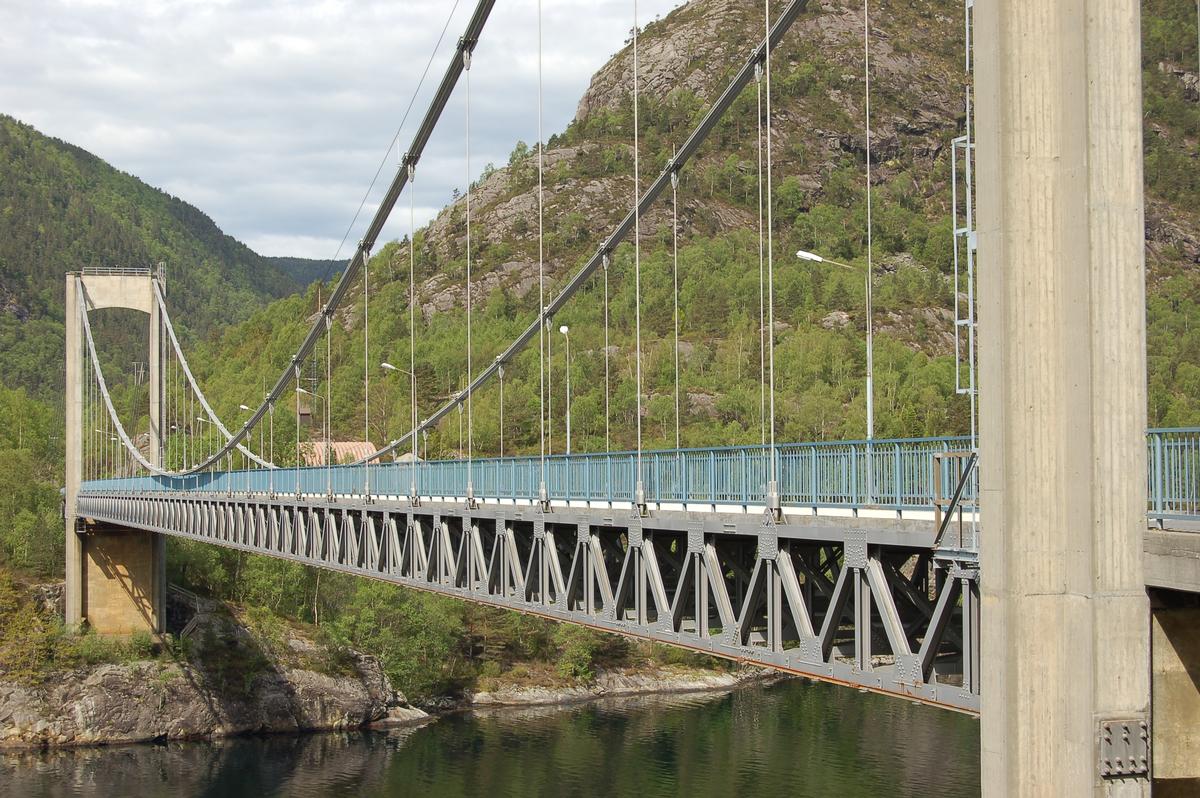 Erfjord Brücke, Erfjord, Rogaland, Norwegen 