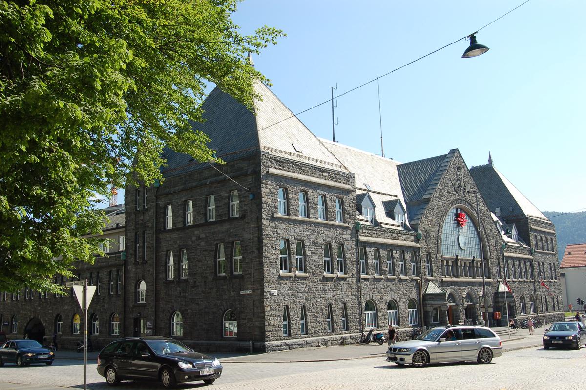 Hauptbahnhof, Bergen, Hordaland, Norwegen 