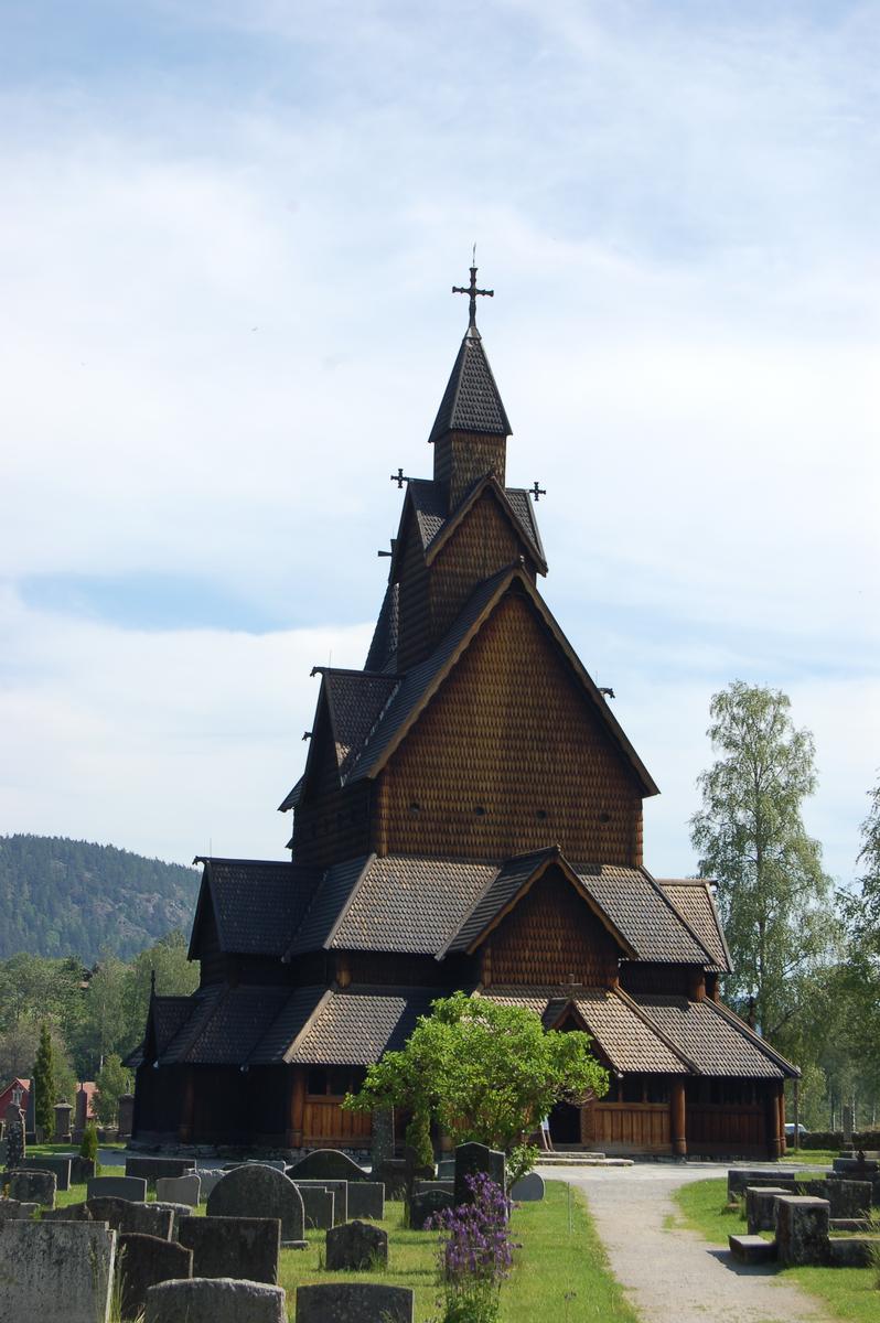 Stabkirche, Heddal, Telemark, Norwegen 