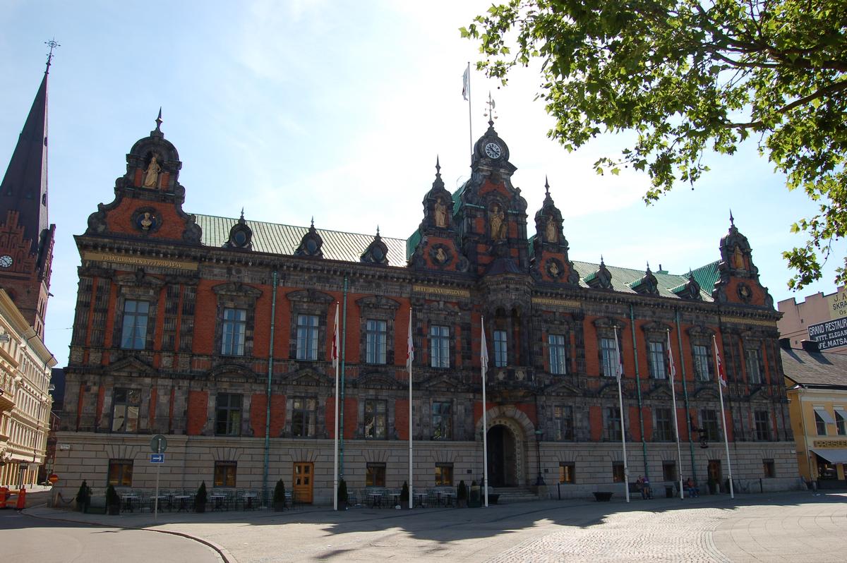 Rathaus am Stortorget, Malmö, Skåne län, Schweden 
