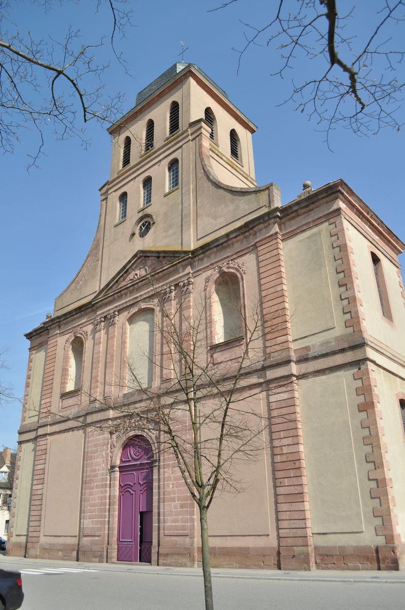 Eglise royale Saint-Louis, Neuf-Brisach, Haut-Rhin, Elsaß, Frankreich 