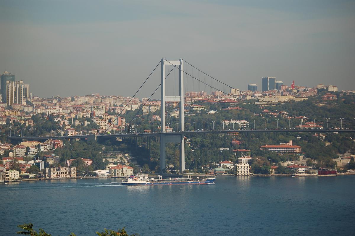 Bosphorus Bridge at Istanbul 