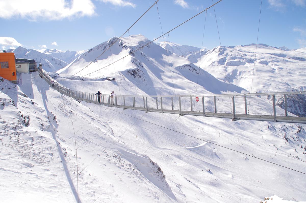 Hängebrücke, Bad Gastein, Österreich 